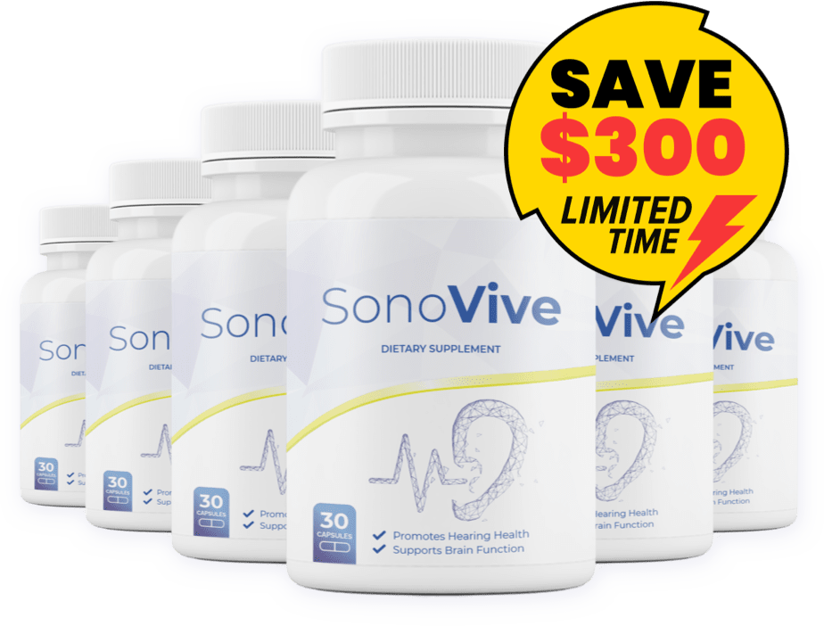 SonoVive Dietary Supplement — multi-bottle discount pack